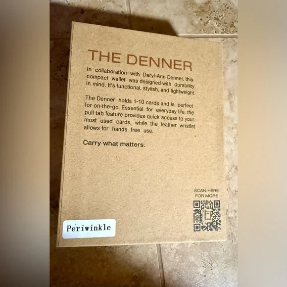 Andar Denner Wallet Periwinkle - Picture 3 of 3